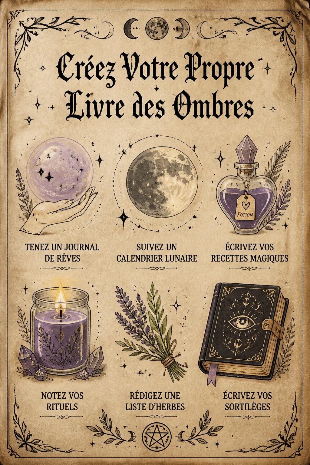 Créez Votre Propre Livre des Ombres