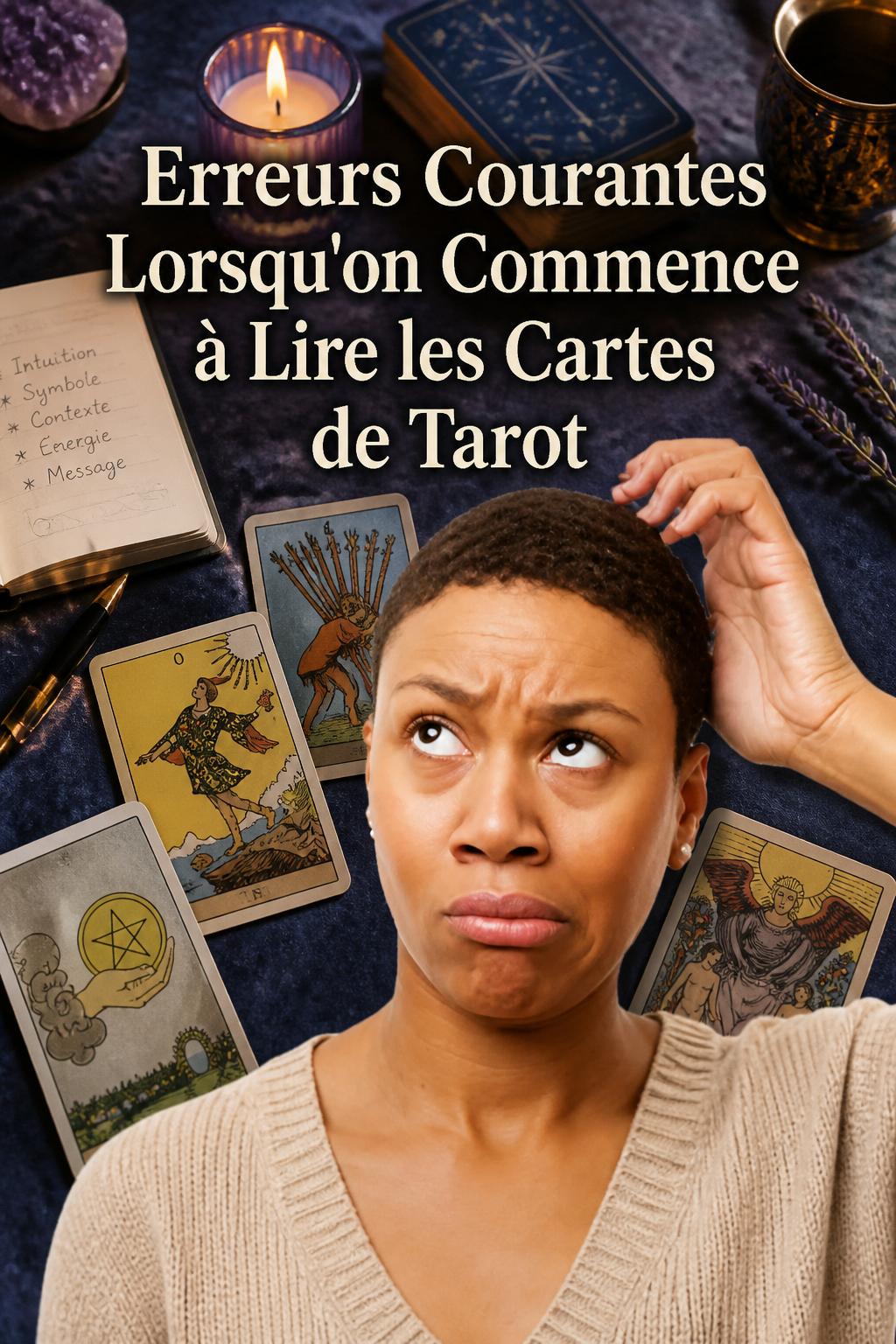 Erreurs Courantes Lorsqu'on Commence à Lire les Cartes de Tarot