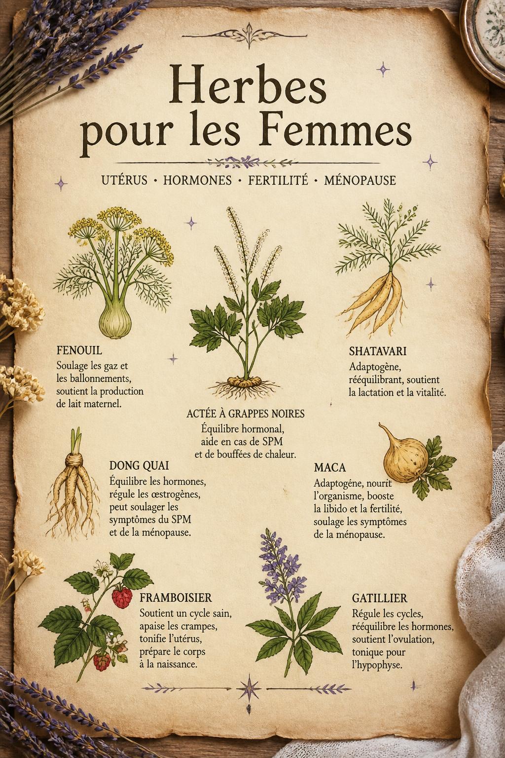 Herbes pour les Femmes