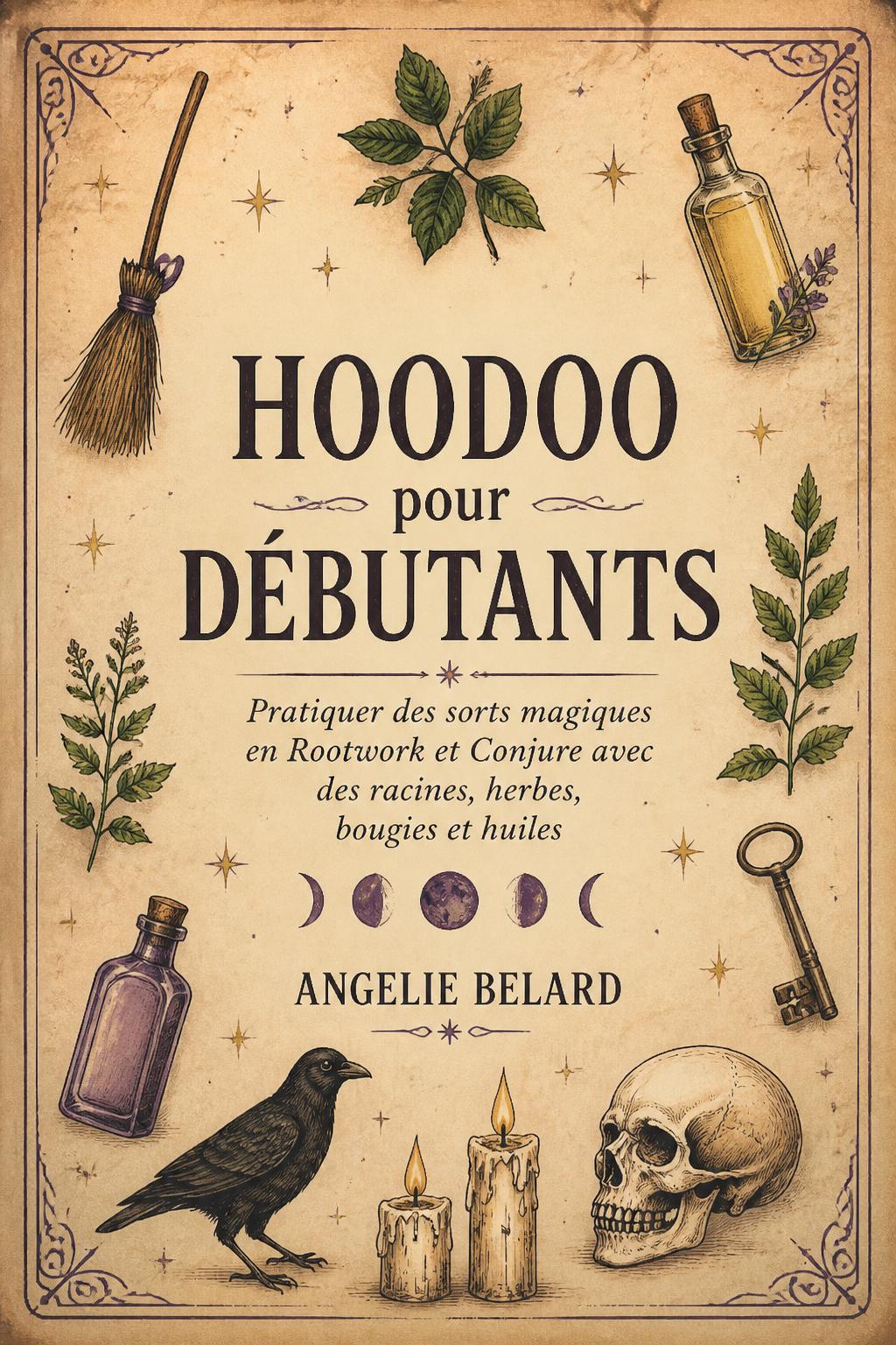Hoodoo pour débutants : pratiquer des sorts magiques en Rootwork et Conjure avec des racines, herbes, bougies et huiles