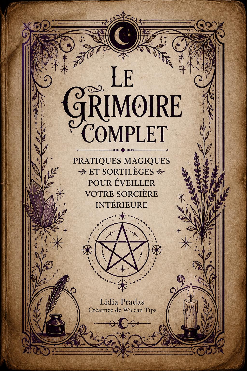 Le Grimoire Complet : Pratiques Magiques et Sortilèges pour Éveiller votre Sorcière Intérieure
