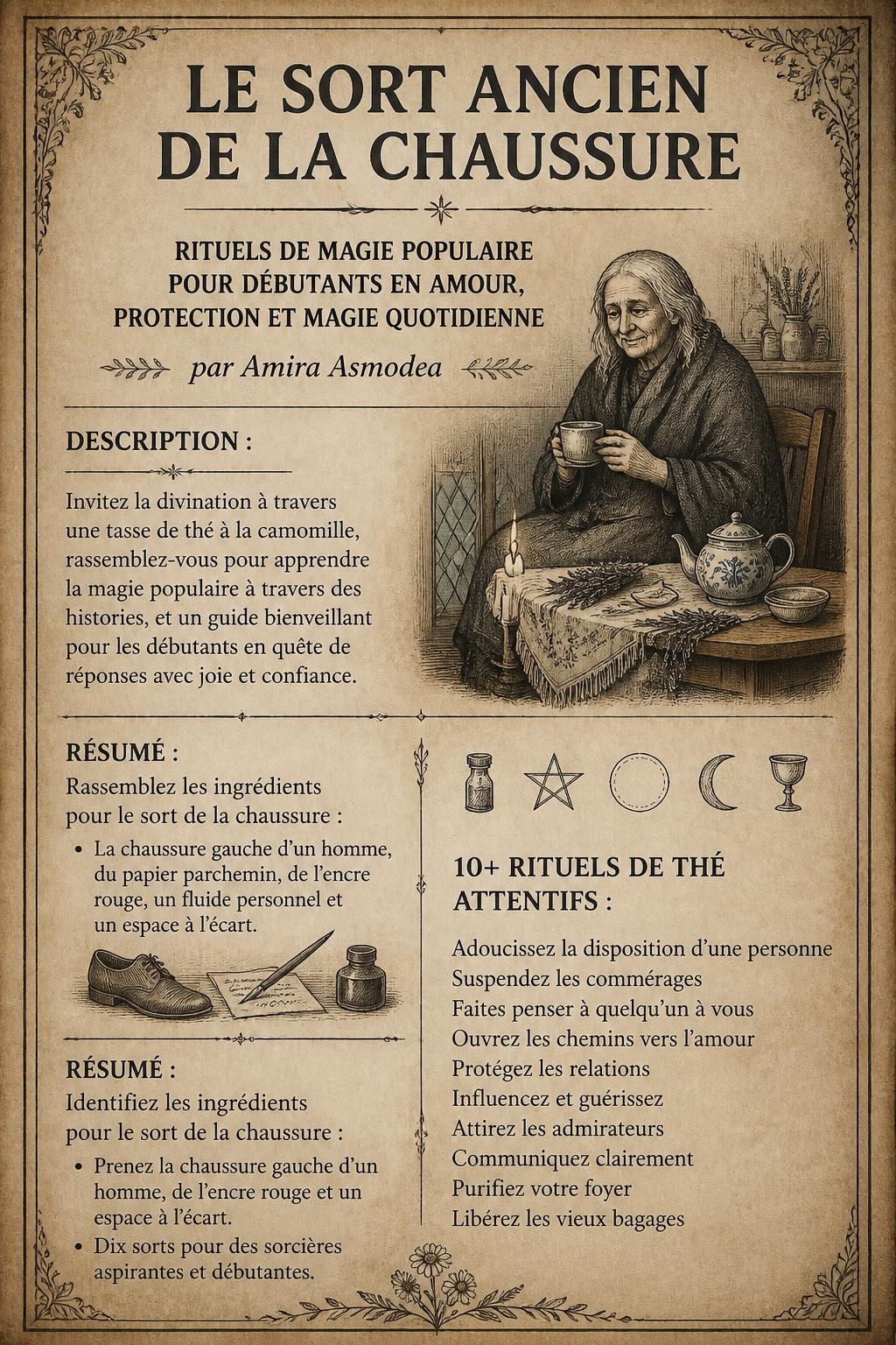 Le Sort Ancien de la Chaussure : Rituels de Magie Populaire pour Débutants en Amour, Protection et Magie Quotidienne