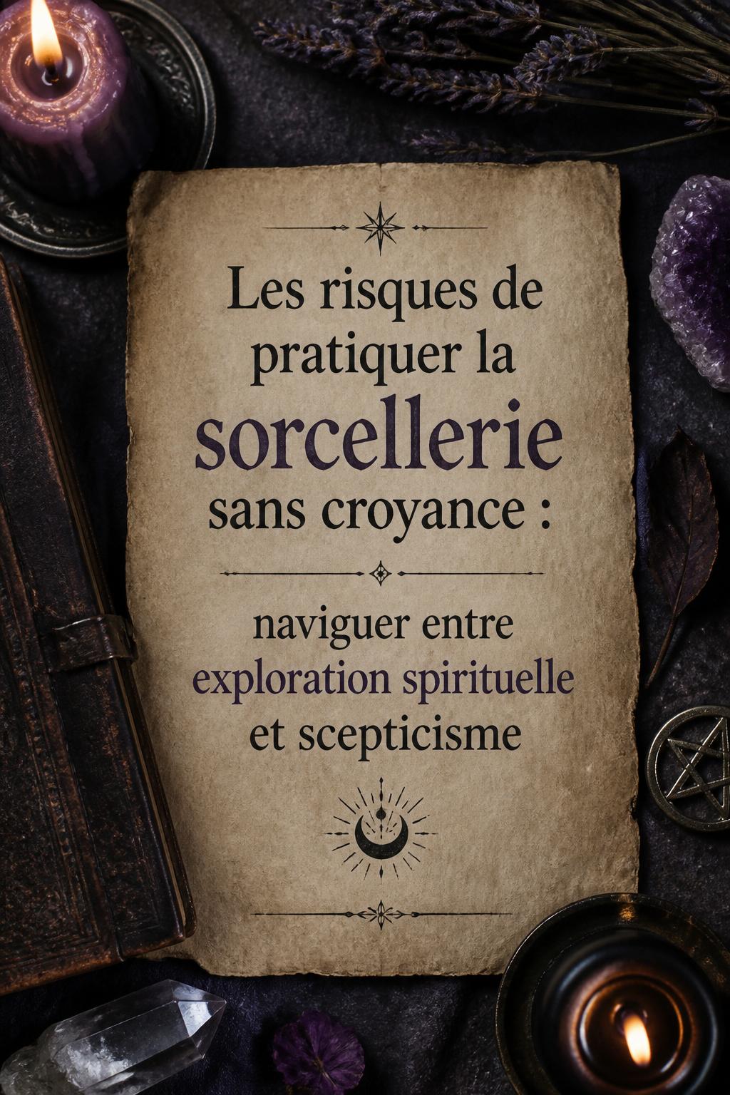 The Risks of Practicing Witchcraft Without Belief Les risques de pratiquer la sorcellerie sans croyance : naviguer entre exploration spirituelle et scepticisme