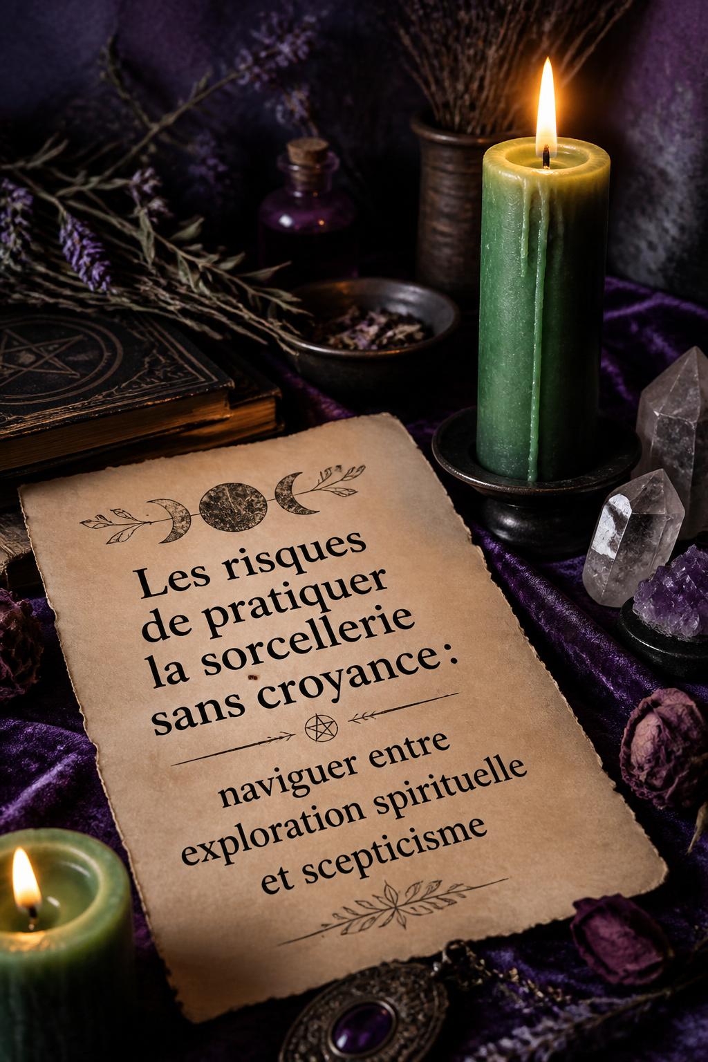 Les risques de pratiquer la sorcellerie sans croyance : naviguer entre exploration spirituelle et scepticisme