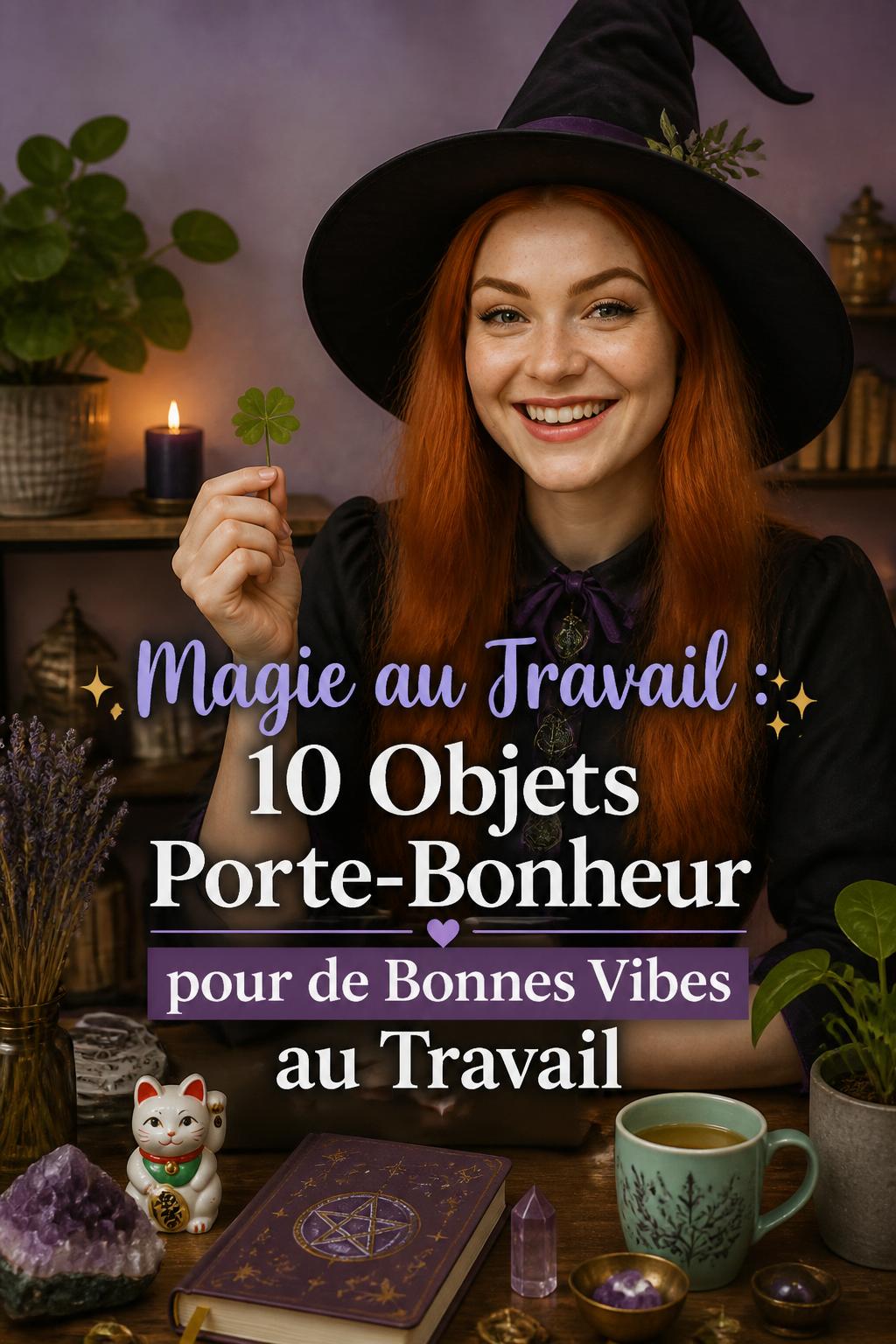 Magie au Travail : 10 Objets Porte-Bonheur pour de Bonnes Vibes au Travail