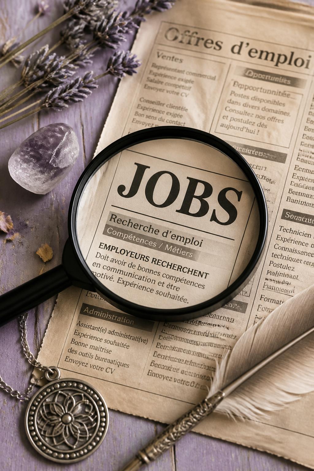 Magie blanche pour trouver un emploi rapidement : un sort facile et efficace