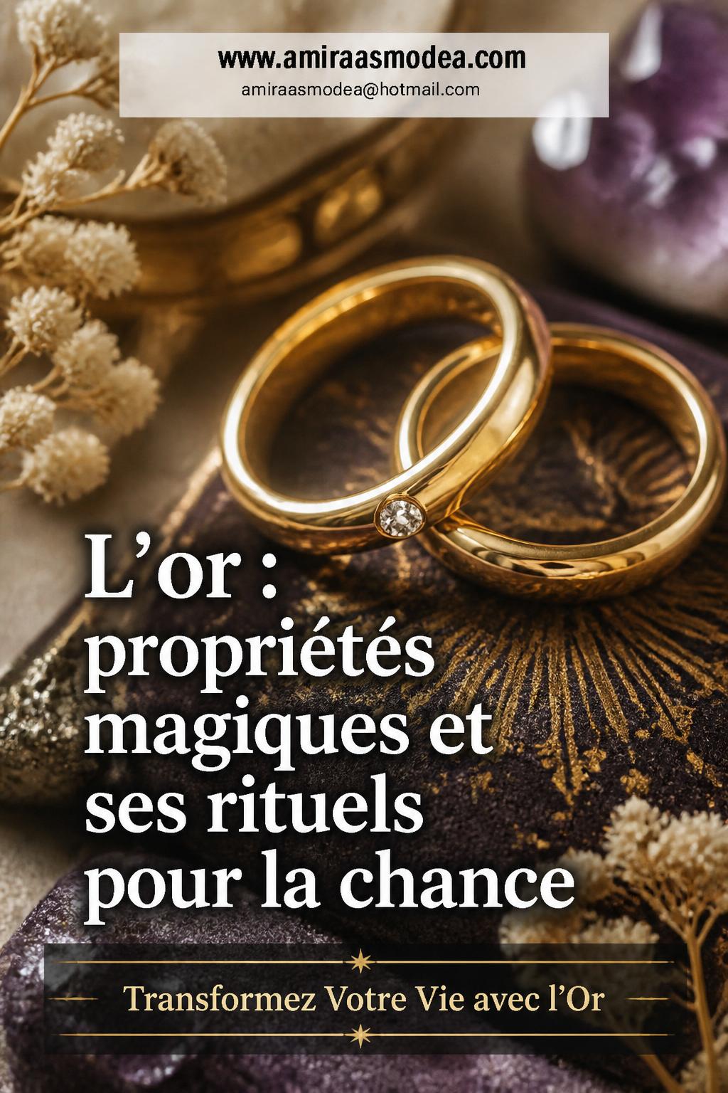 L'or : propriétés magiques et ses rituels pour la chance