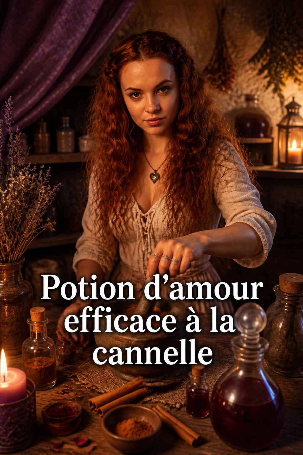 Potion d'amour efficace à la cannelle