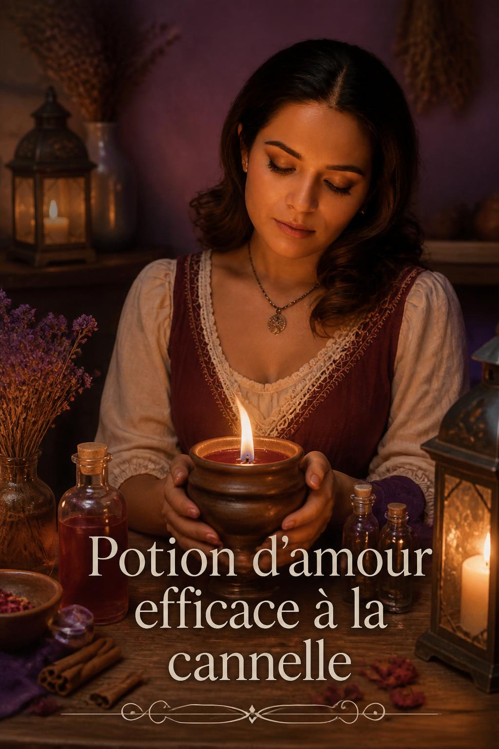 Potion d'amour efficace à la cannelle