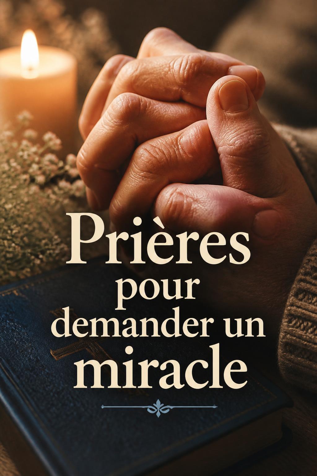 Prières pour demander un miracle