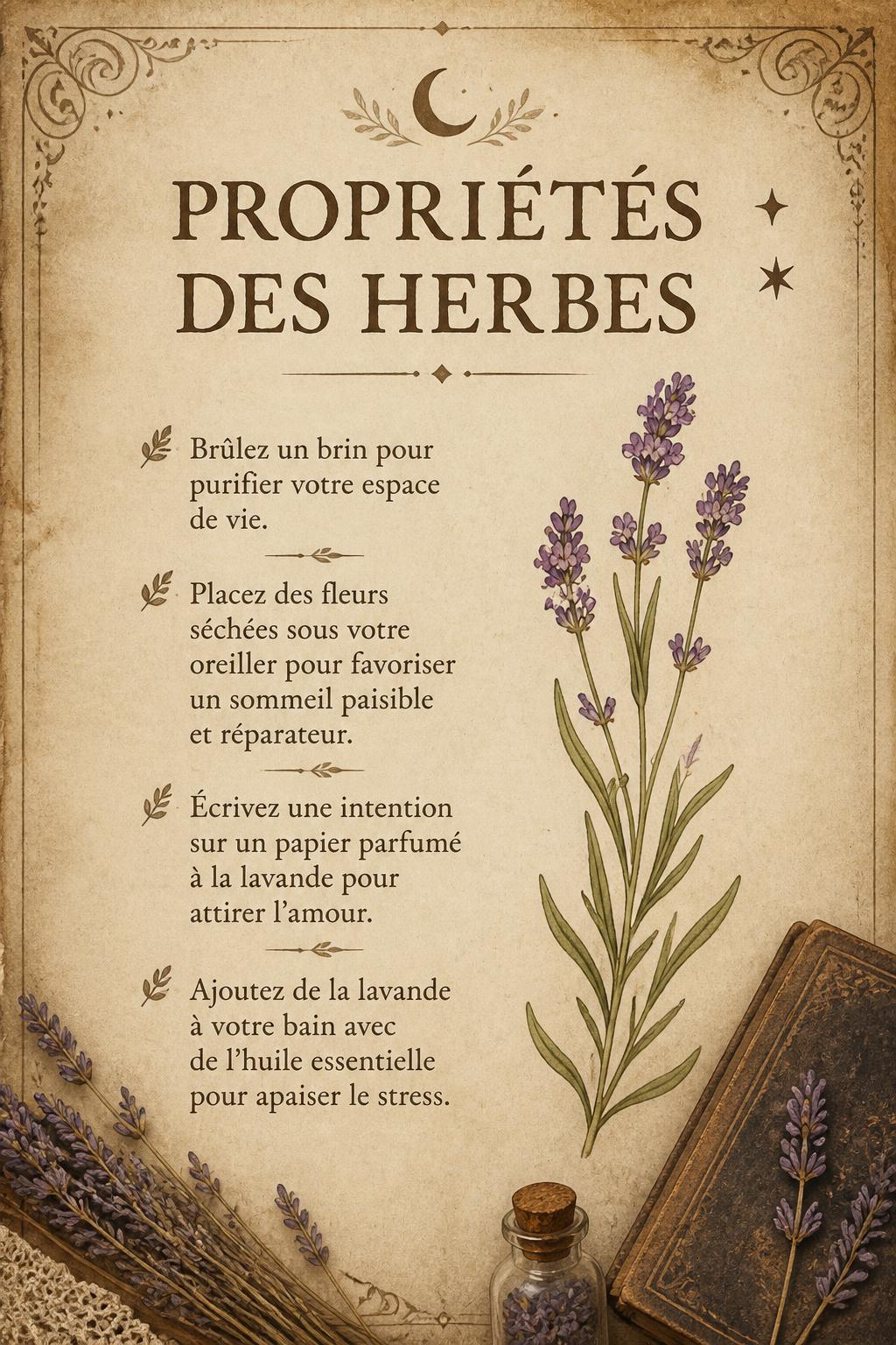 Propriétés des Herbes