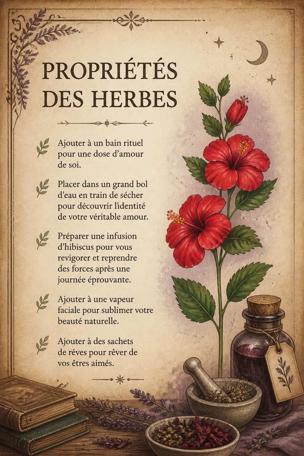 Propriétés des Herbes