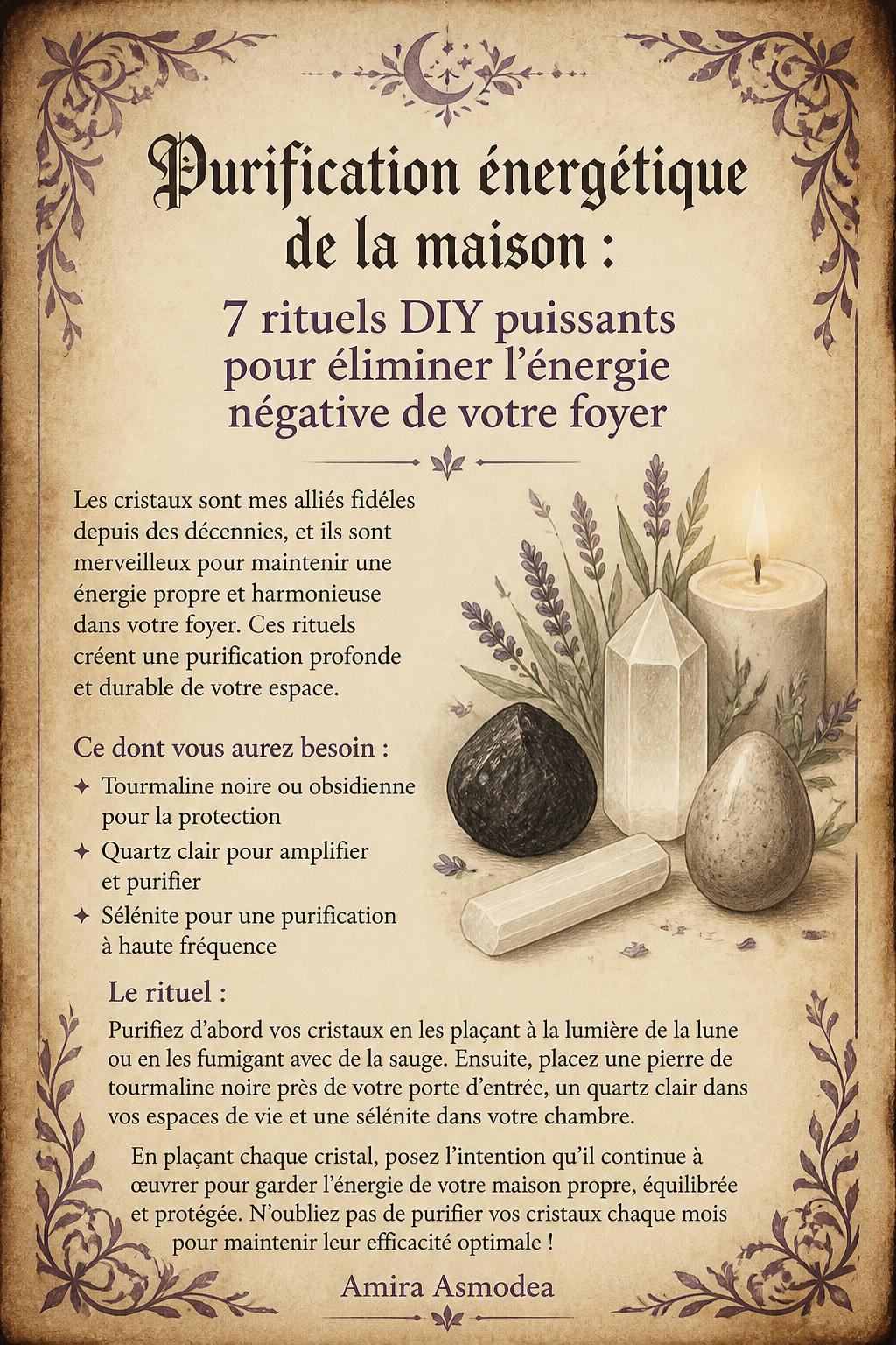 Purification énergétique de la maison : 7 rituels DIY puissants pour éliminer l'énergie négative de votre foyer Purification énergétique de la maison : 7 rituels DIY puissants pour éliminer l'énergie négative de votre foyer
