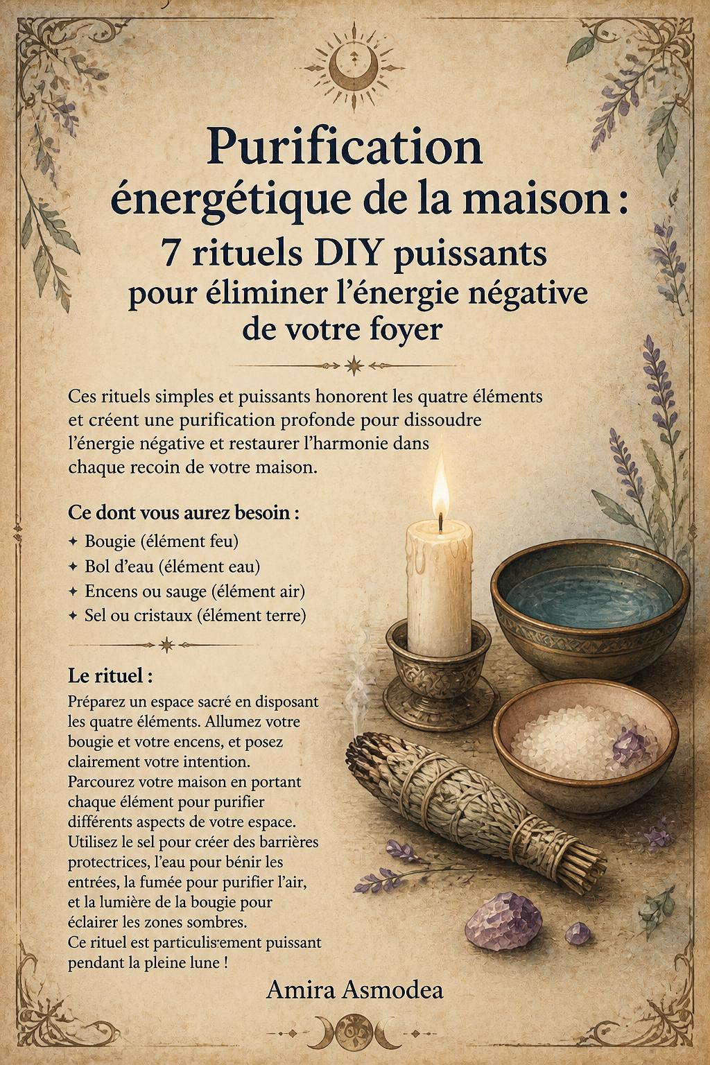 Purification énergétique de la maison : 7 rituels DIY puissants pour éliminer l'énergie négative de votre foyer Purification énergétique de la maison : 7 rituels DIY puissants pour éliminer l'énergie négative de votre foyer