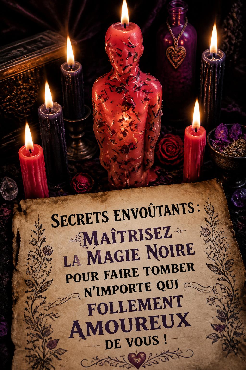 Secrets Envoûtants : Maîtrisez la Magie Noire pour Faire Tomber N'importe Qui Follement Amoureux de Vous !