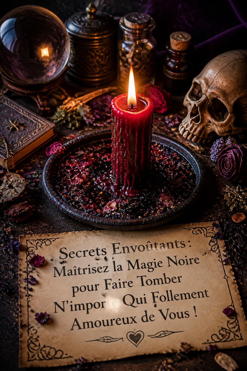 Secrets Envoûtants : Maîtrisez la Magie Noire pour Faire Tomber N'importe Qui Follement Amoureux de Vous !