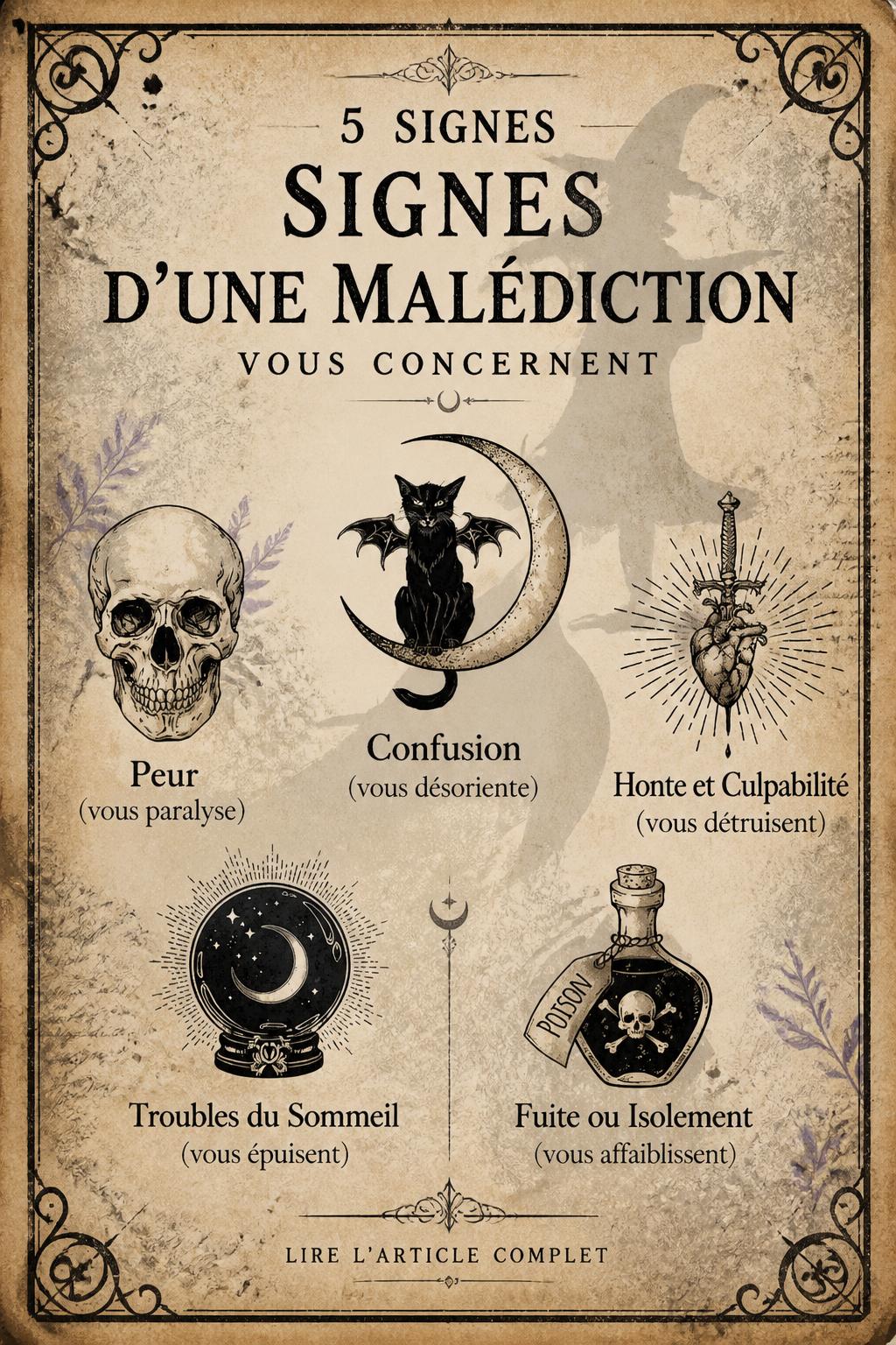 Signes d'une malédiction