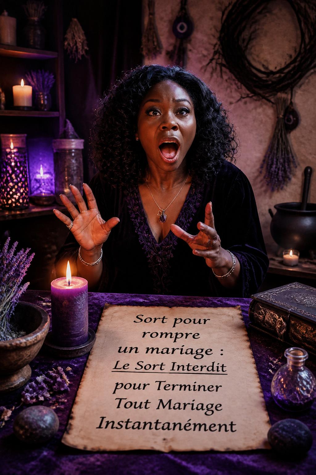 Sort pour rompre un mariage : Le Sort Interdit pour Terminer Tout Mariage Instantanément
