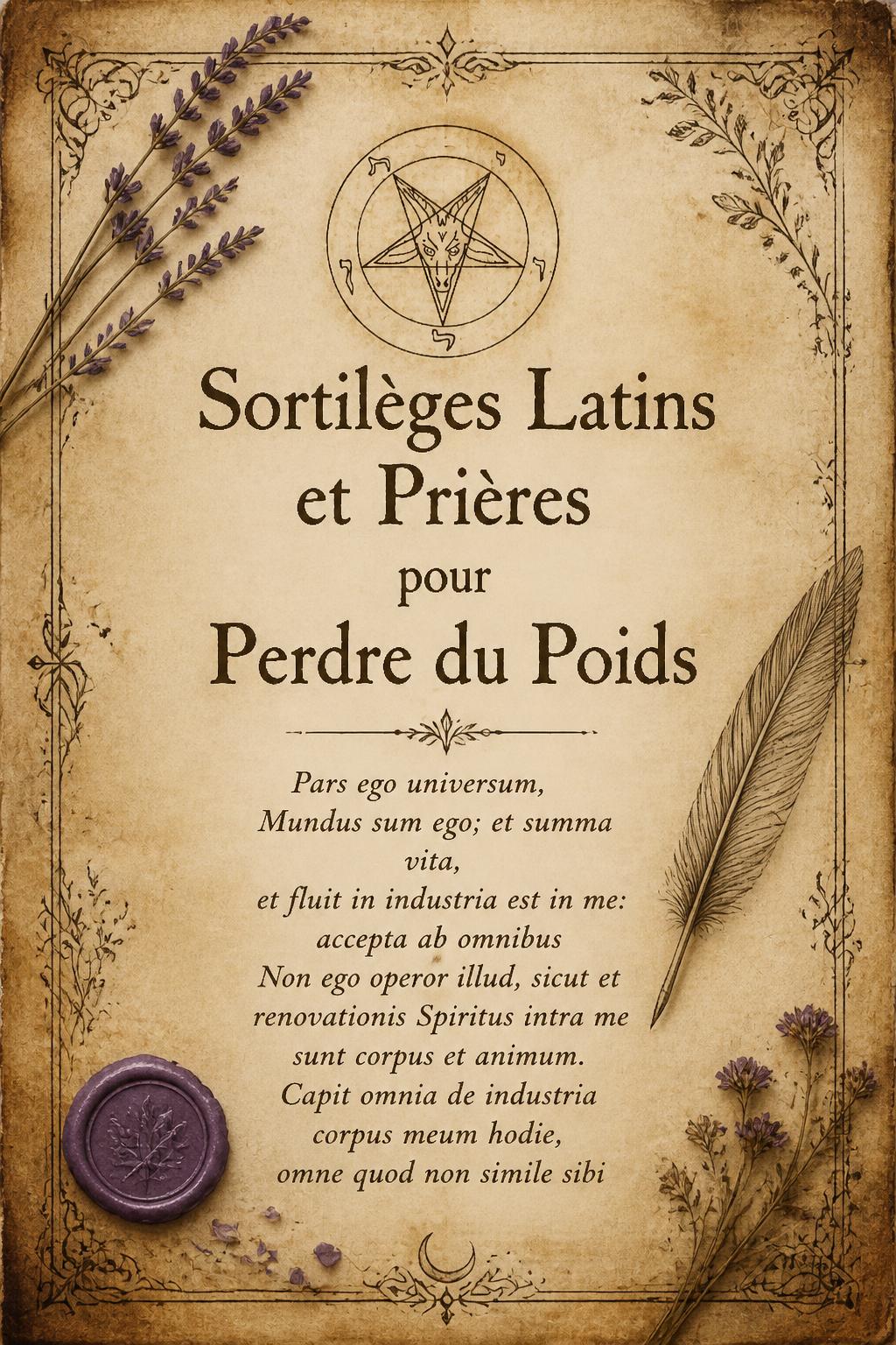 Sortilèges Latins et Prières pour Perdre du Poids