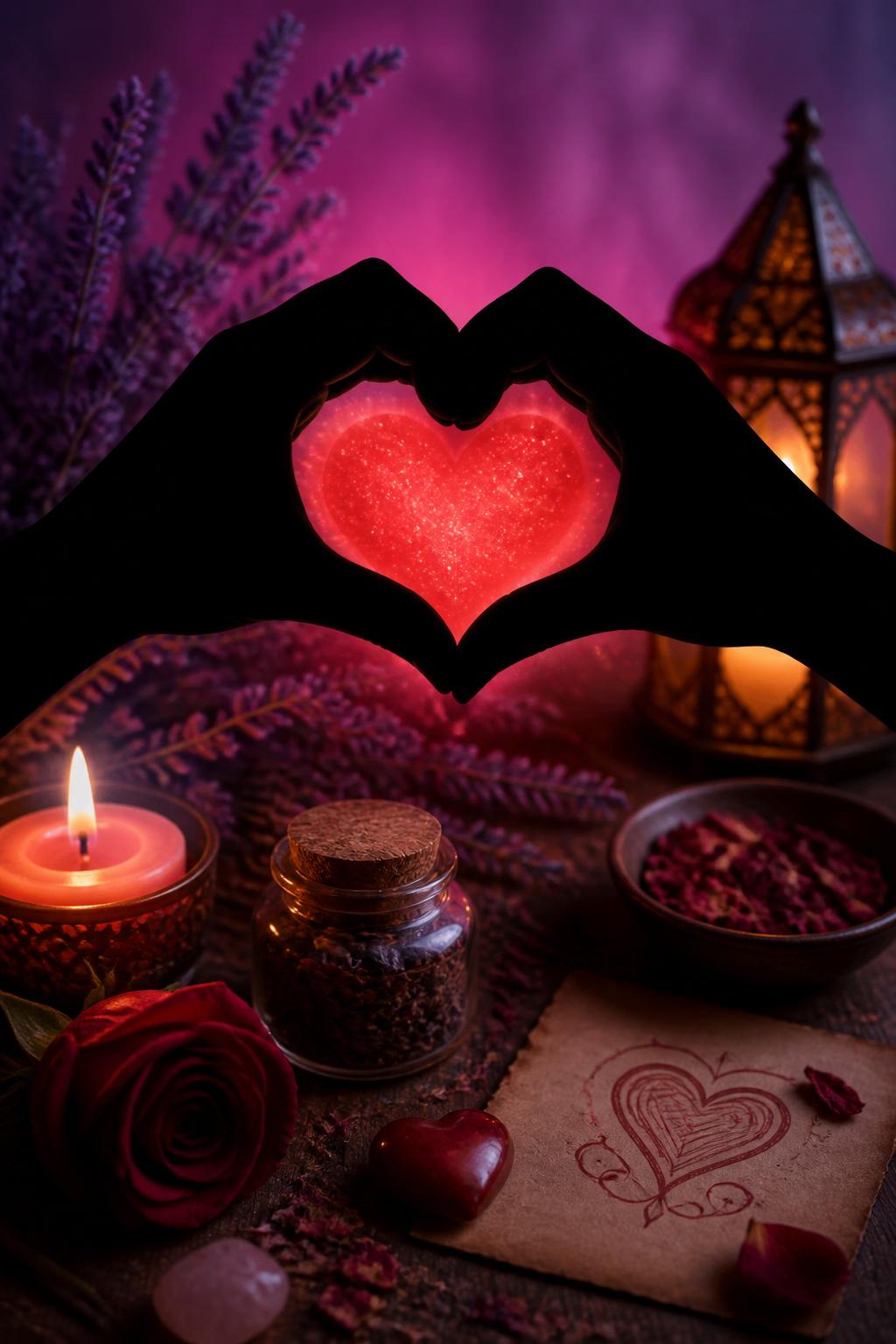 Sorts d'Amour faits maison puissants et rapides