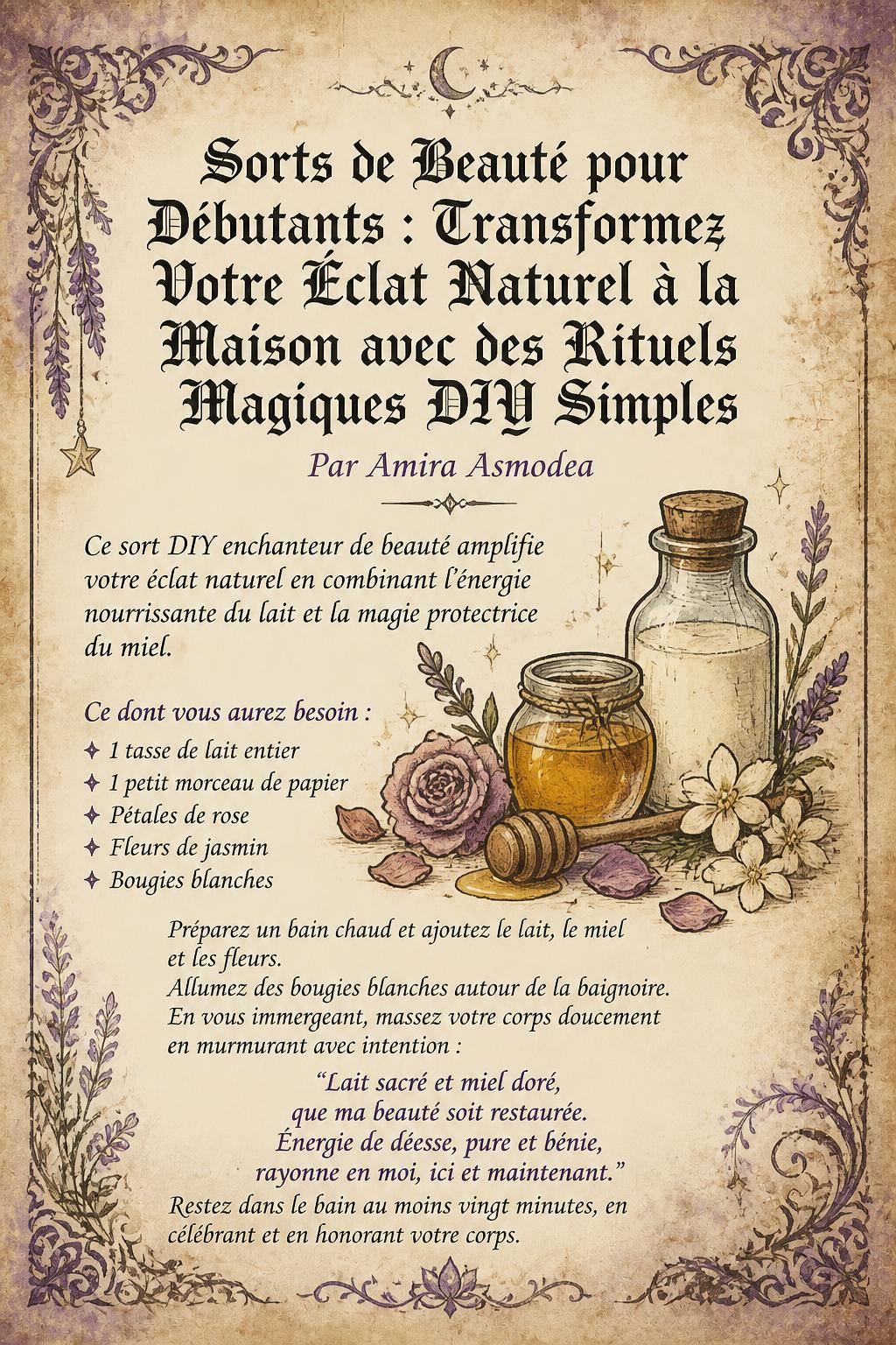 Sorts de Beauté pour Débutants : Transformez Votre Éclat Naturel à la Maison avec des Rituels Magiques DIY Simples Sorts de Beauté pour Débutants : Transformez Votre Éclat Naturel à la Maison avec des Rituels Magiques DIY Simples
