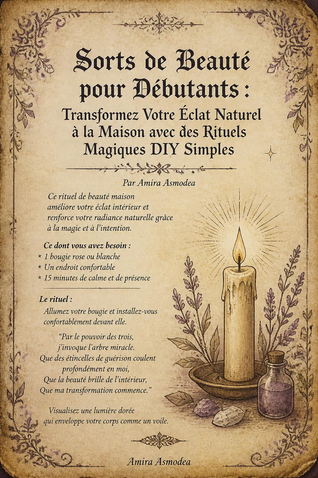 Sorts de Beauté pour Débutants : Transformez Votre Éclat Naturel à la Maison avec des Rituels Magiques DIY Simples Sorts de Beauté pour Débutants : Transformez Votre Éclat Naturel à la Maison avec des Rituels Magiques DIY Simples