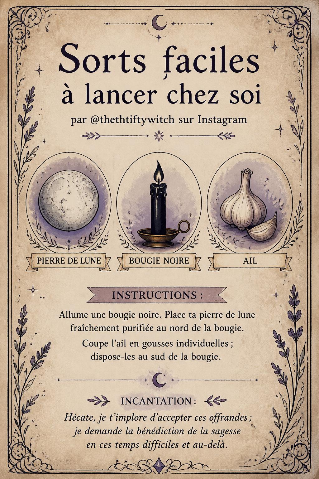 Sorts faciles à lancer chez soi par @thethtiftywitch sur Instagram