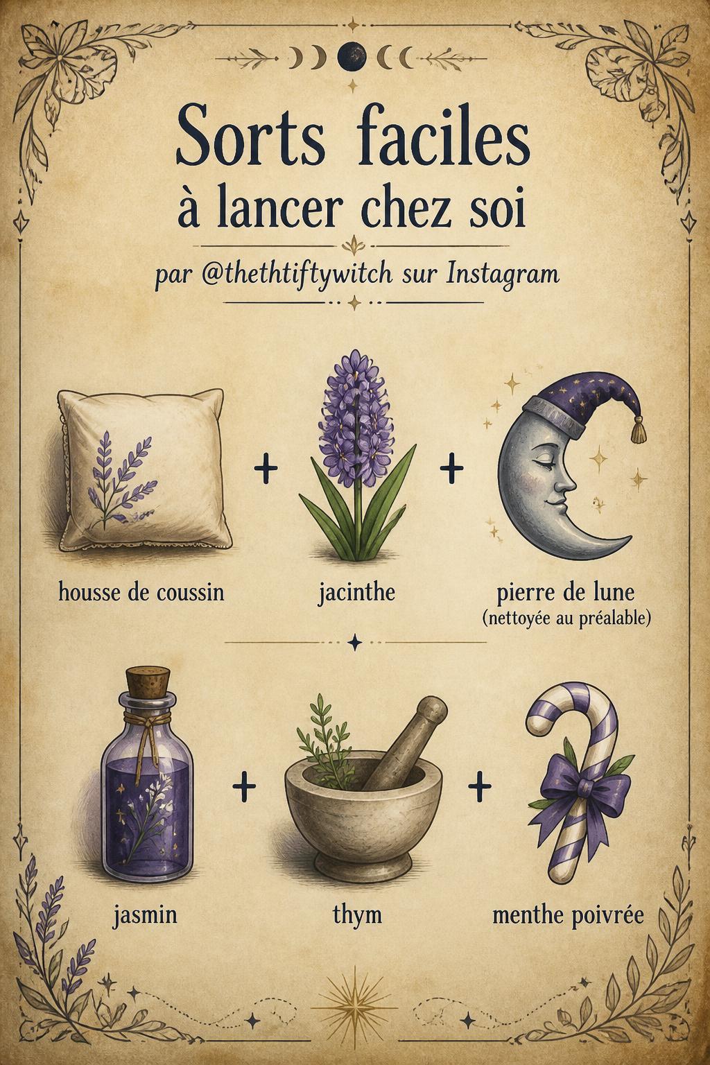 Sorts faciles à lancer chez soi par @thethtiftywitch sur Instagram