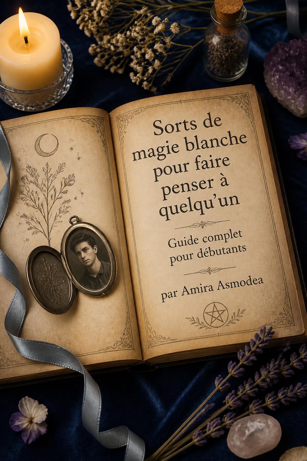 Sorts de magie blanche pour faire penser à quelqu'un : Guide complet pour débutants par Amira Asmodea