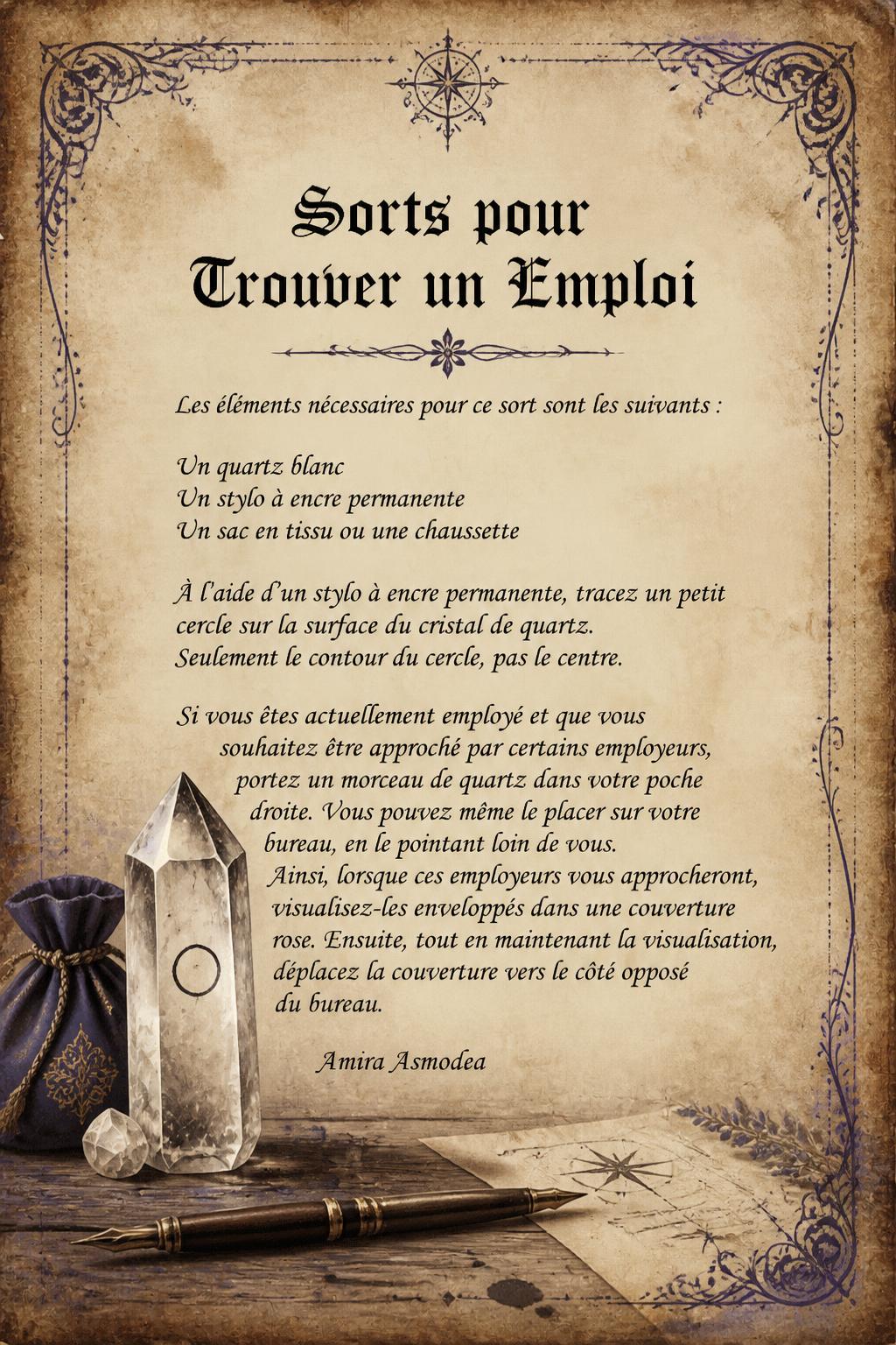 Sorts pour Trouver un Emploi