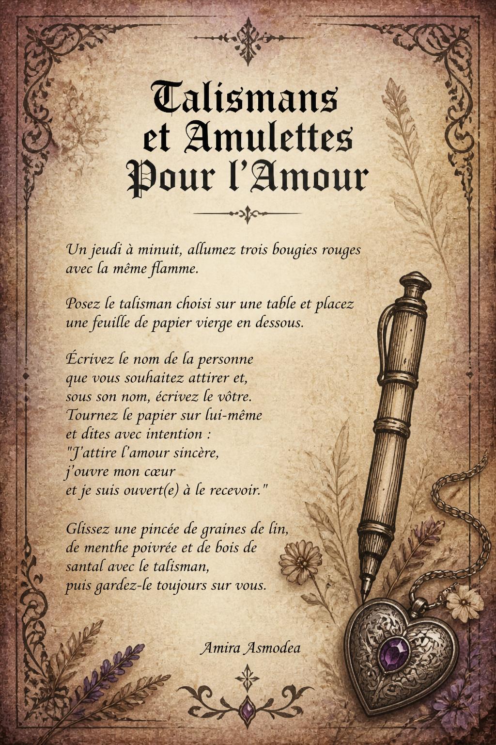 Talismans et Amulettes Pour l'Amour