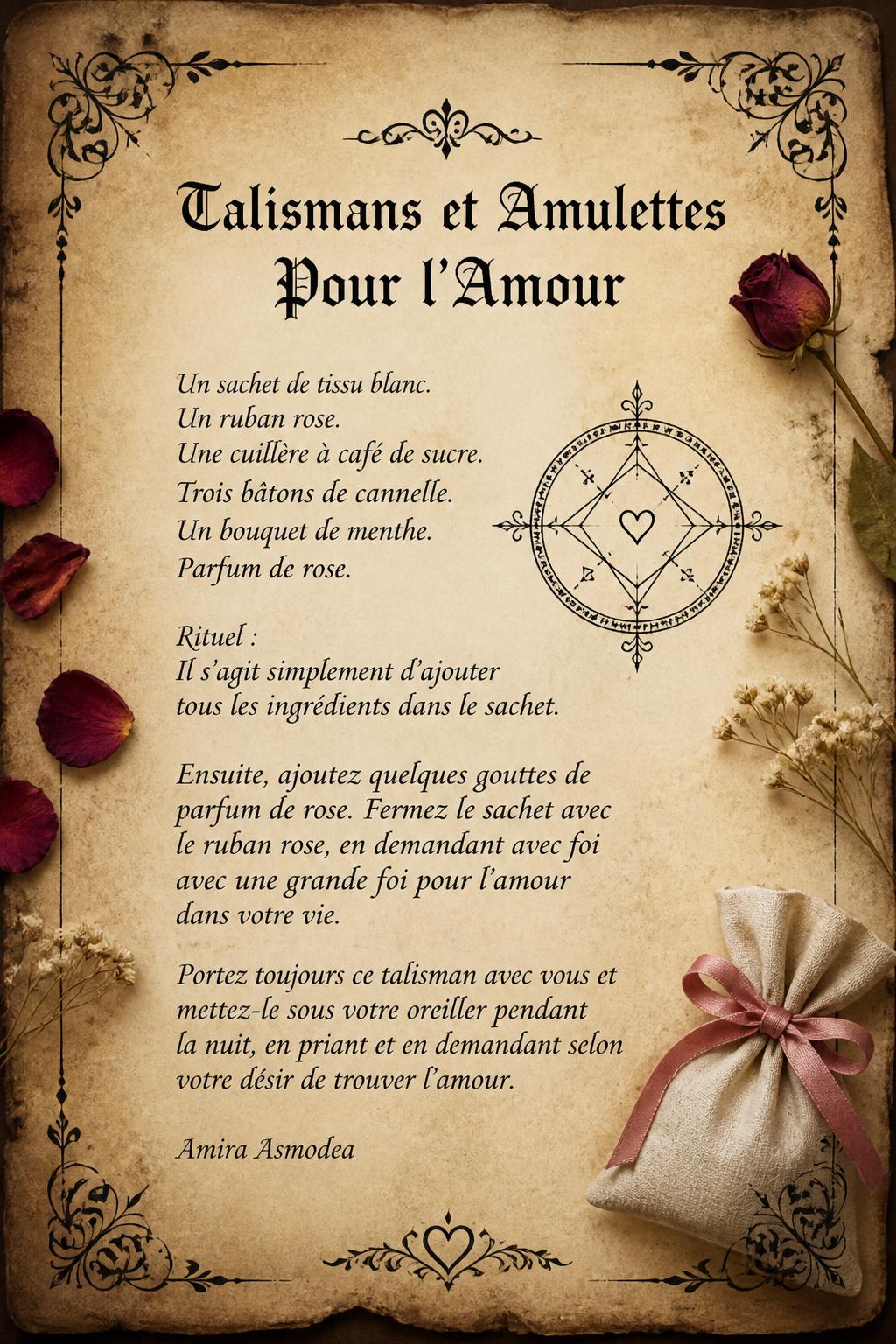 Talismans et Amulettes Pour l'Amour