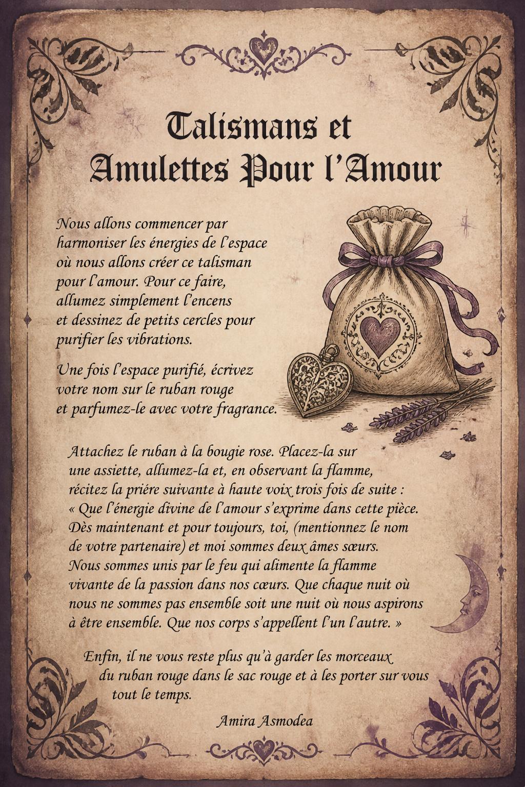 Talismans et Amulettes Pour l'Amour