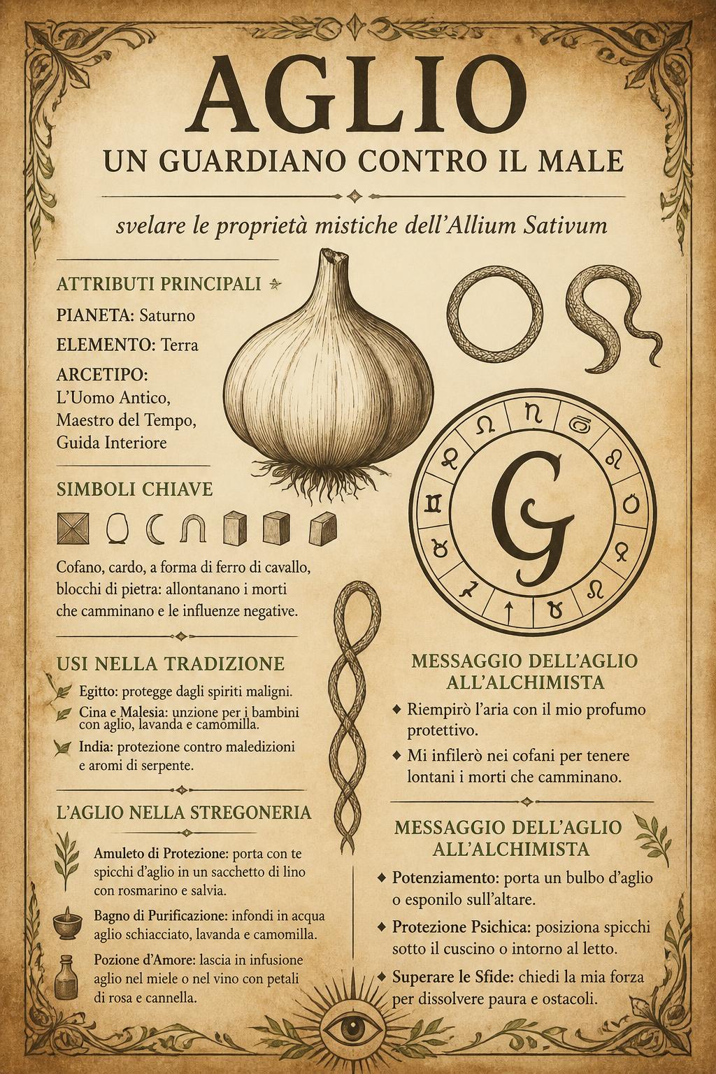 Aglio: un guardiano contro il male - svelare le proprietà mistiche dell'Allium Sativum
