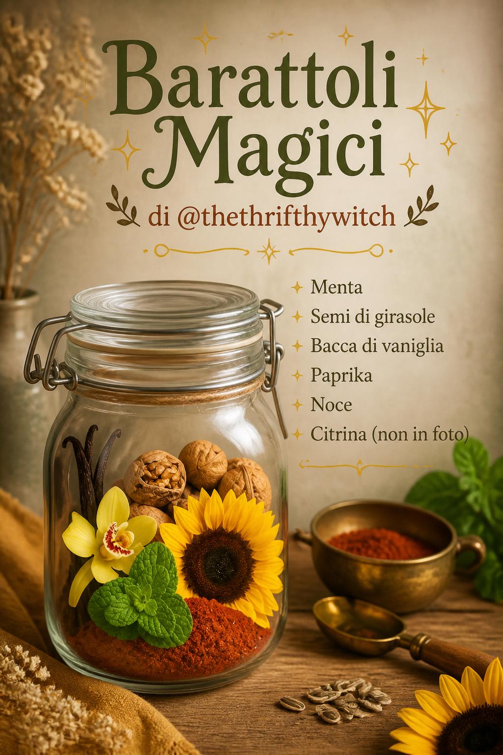 Barattoli Magici di @thethrifthywitch