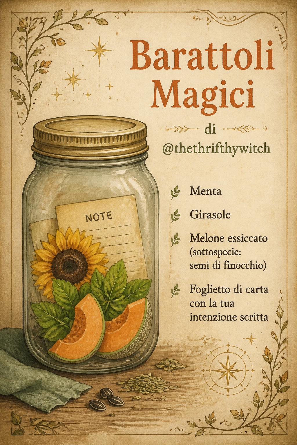 Barattoli Magici di @thethrifthywitch
