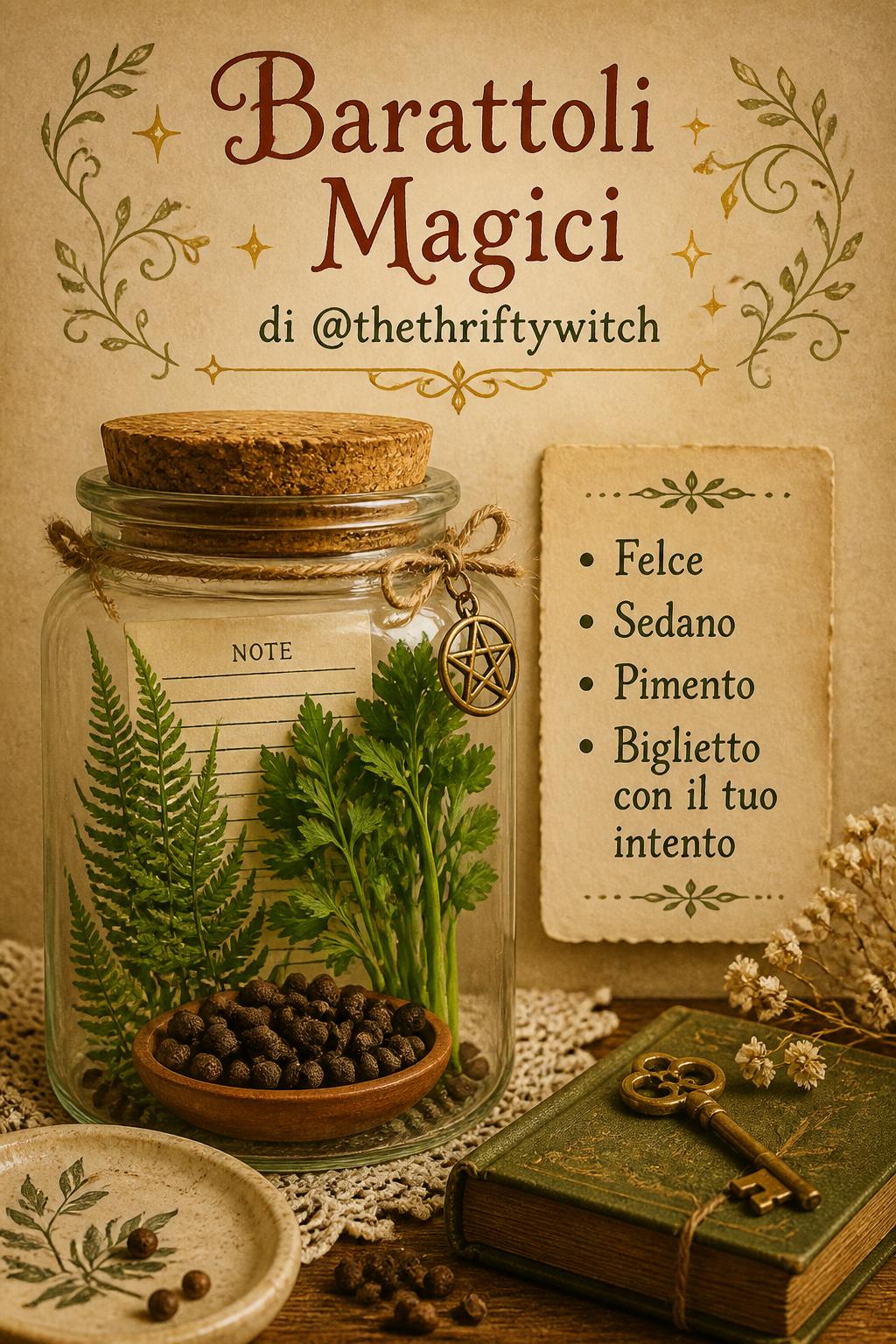 Barattoli Magici di @thethrifthywitch