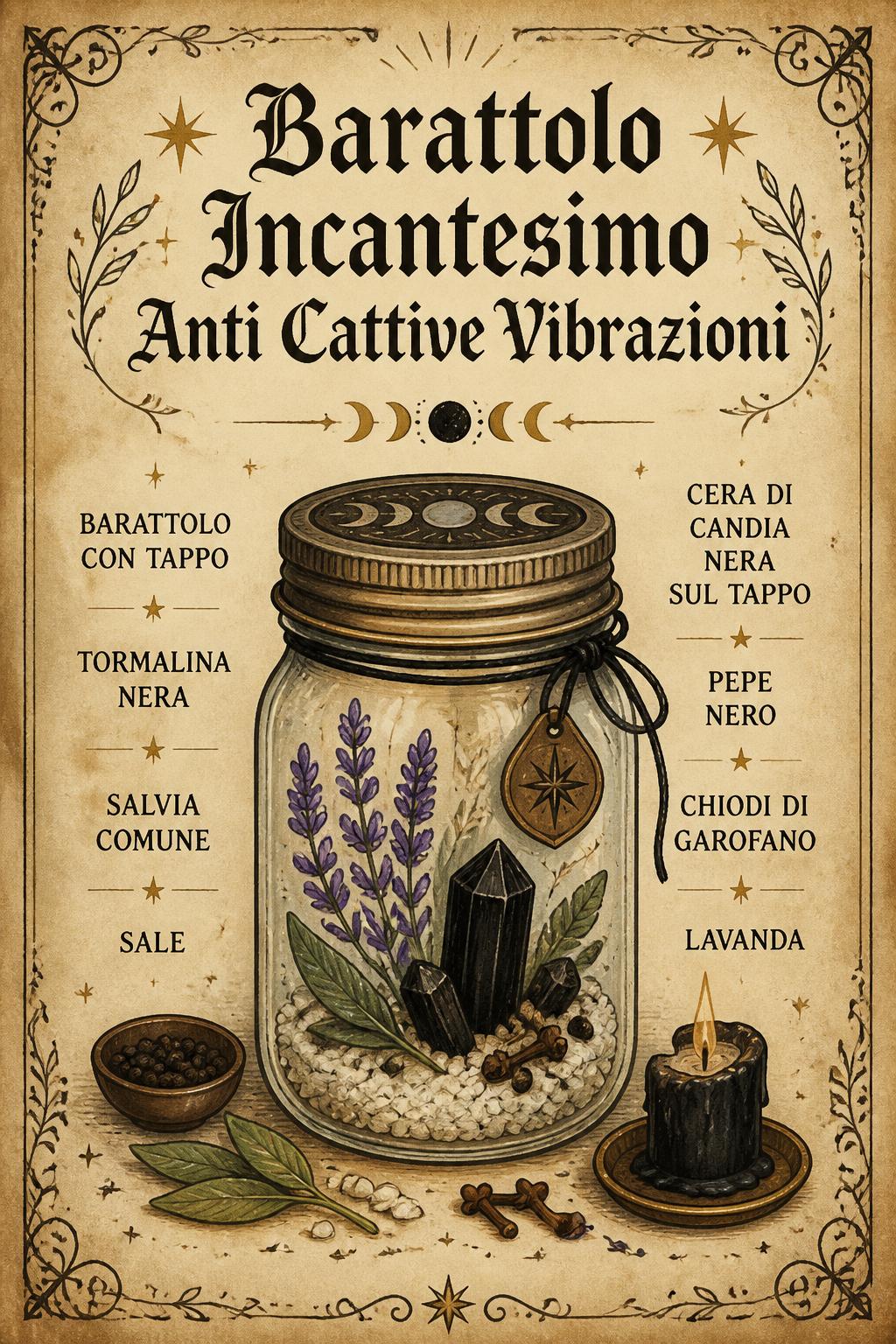 Barattolo Incantesimo Anti Cattive Vibrazioni