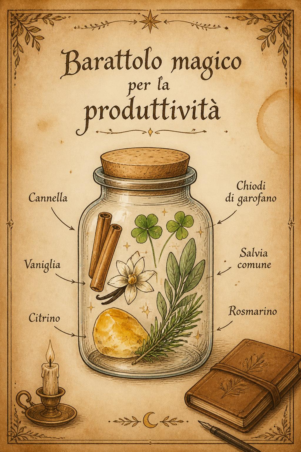 Barattolo magico per la produttività