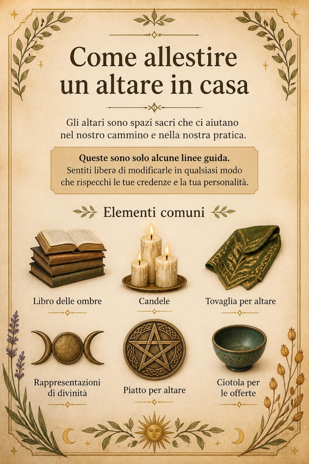 Come allestire un altare in casa