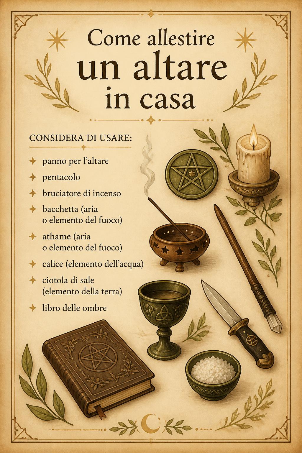Come allestire un altare in casa