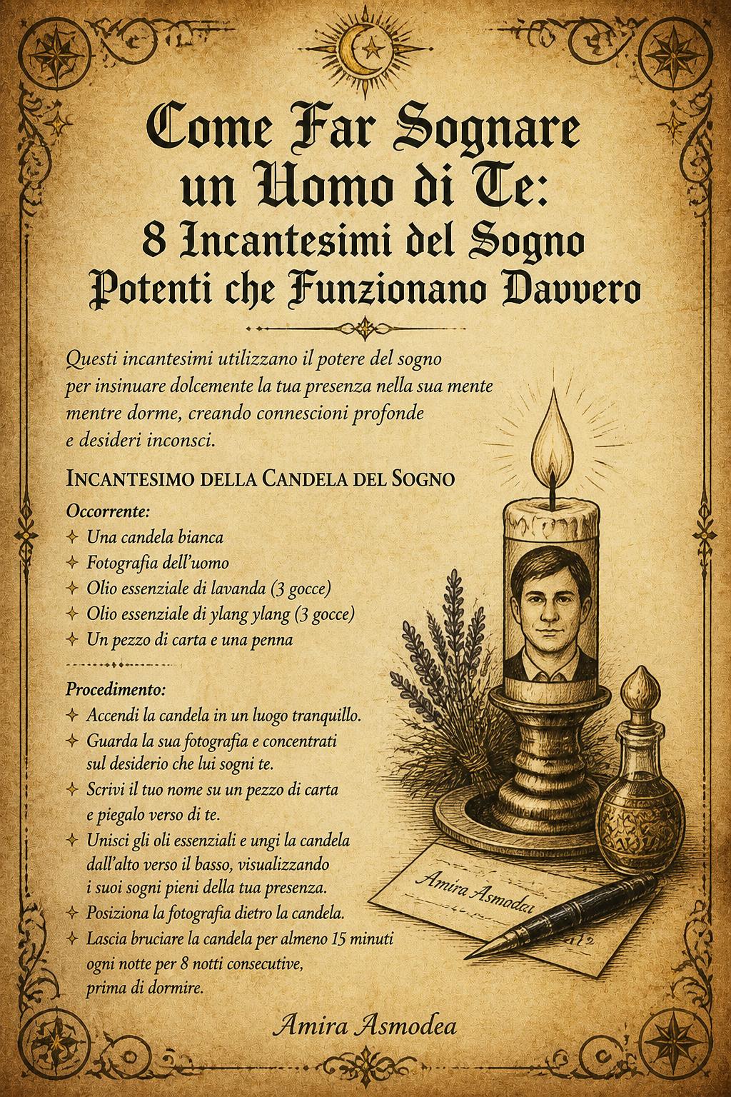 Come Far Sognare un Uomo di Te: 8 Incantesimi del Sogno Potenti che Funzionano Davvero