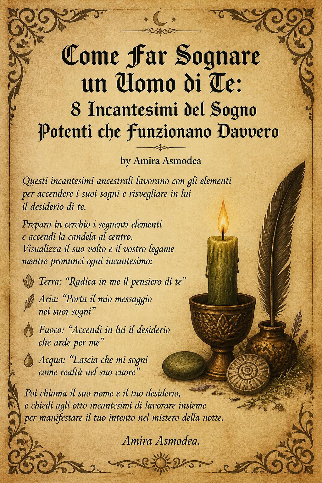 Come Far Sognare un Uomo di Te: 8 Incantesimi del Sogno Potenti che Funzionano Davvero