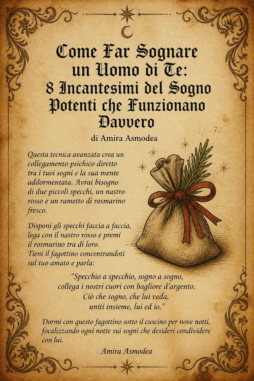 Come Far Sognare un Uomo di Te: 8 Incantesimi del Sogno Potenti che Funzionano Davvero