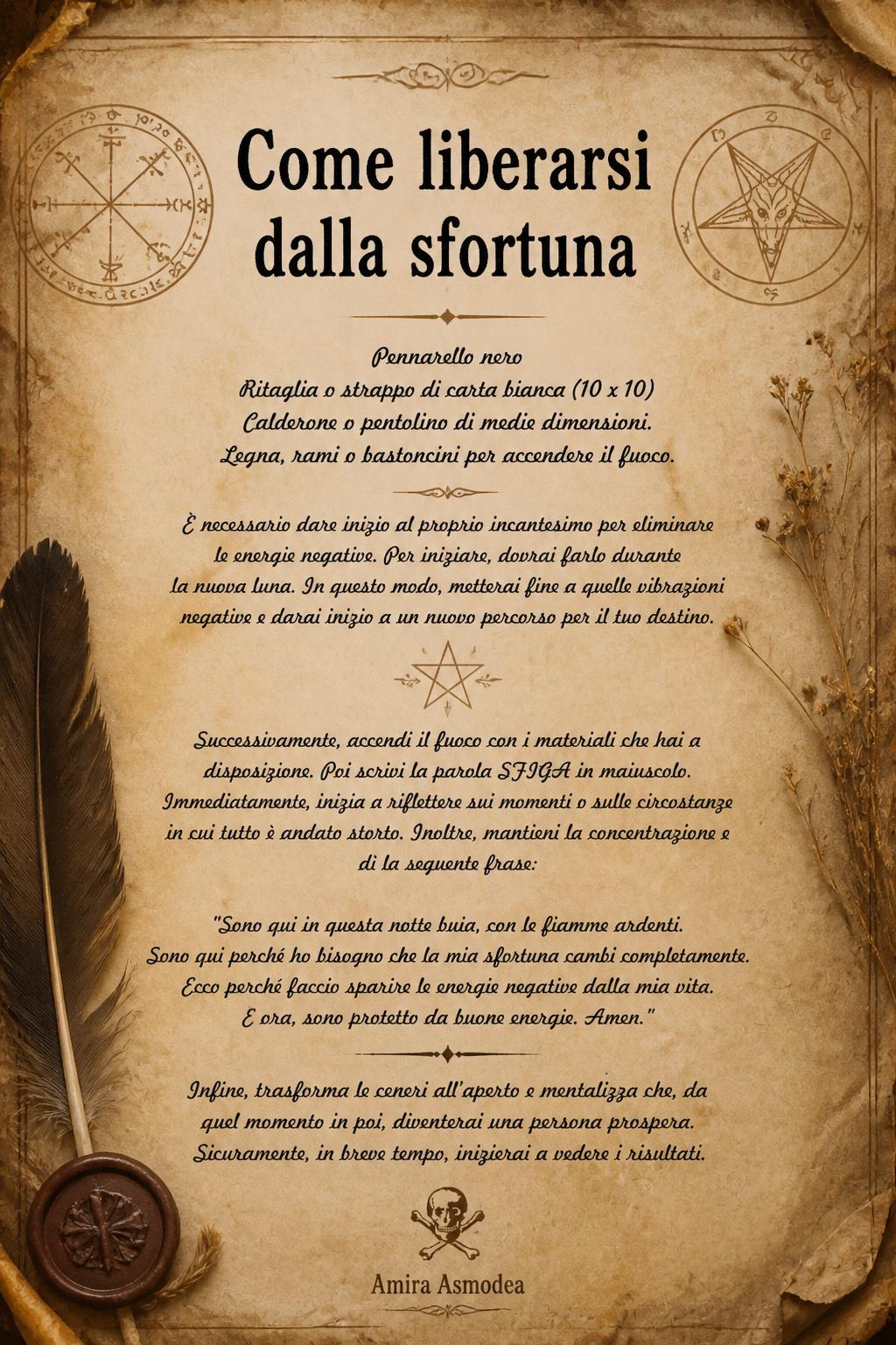 Come liberarsi dalla sfortuna
