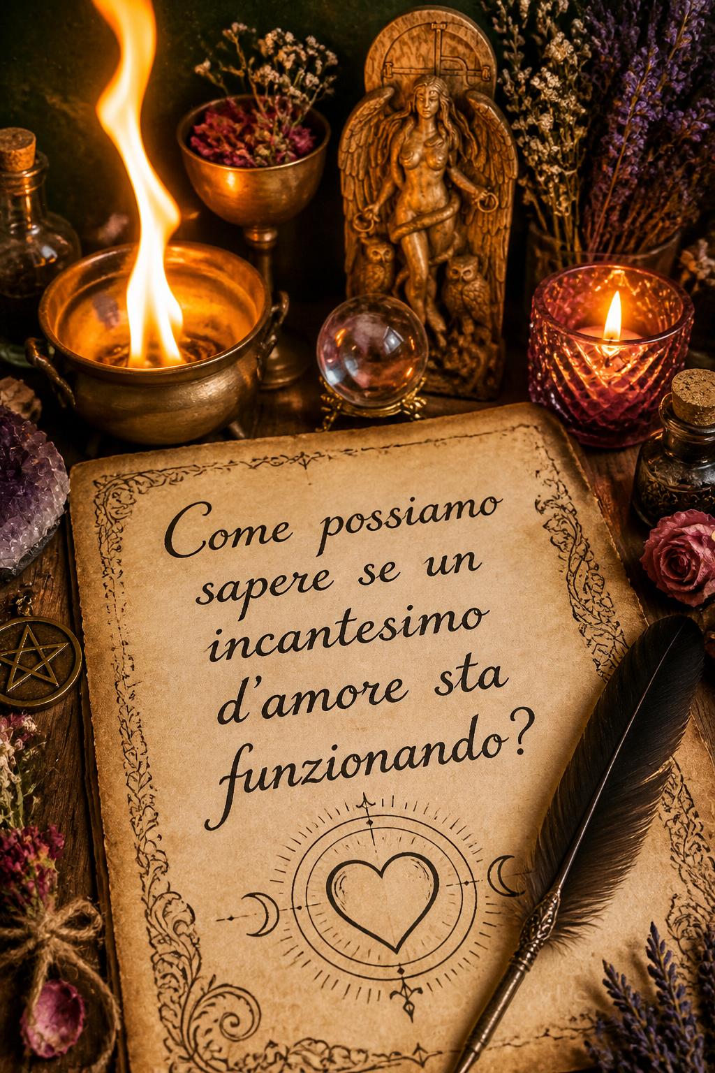Come possiamo sapere se un incantesimo d'amore sta funzionando?
