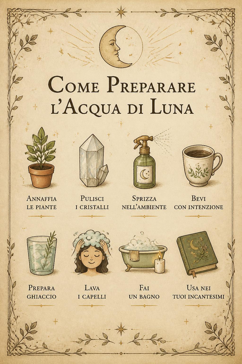 Come Preparare l’Acqua di Luna