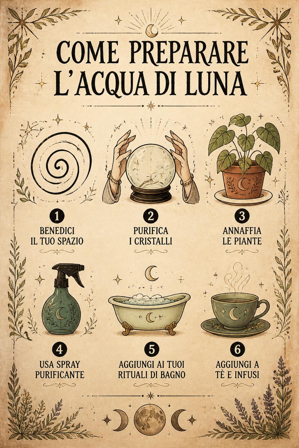 Come Preparare l’Acqua di Luna
