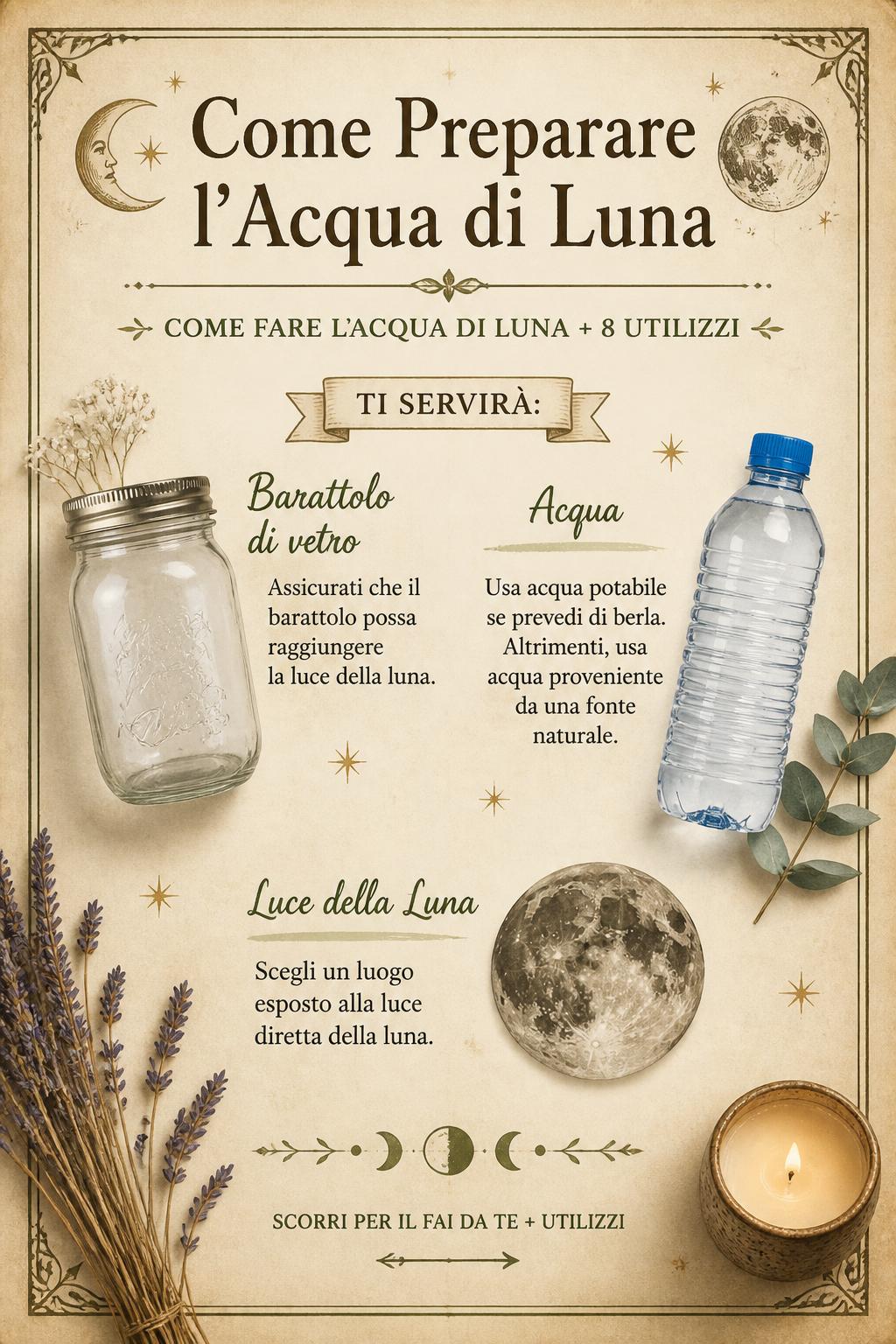 Come Preparare l’Acqua di Luna