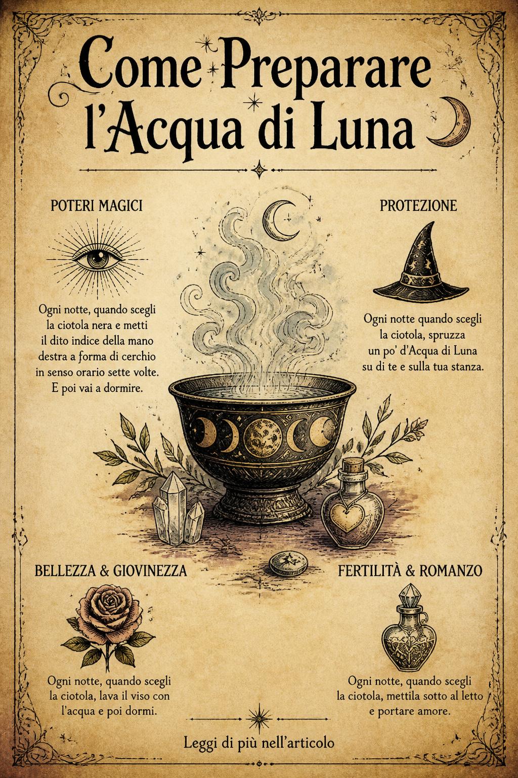 Come Preparare l’Acqua di Luna
